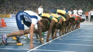 BOLT FAIL! : Usain Bolt False Start at Daegu 2011 World Championship Full HD