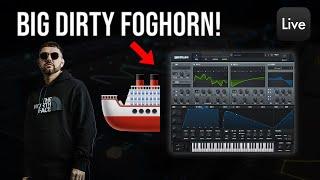 How To Make A Drum & Bass Foghorn In Serum (XFER SERUM DNB TUTORIAL)