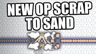 Mindustry OP scrap to sand with the new update