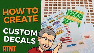 How To Make Custom Decals For Model Projects