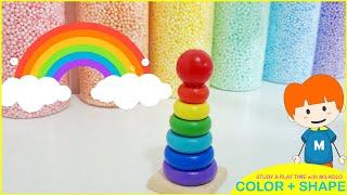 Rainbow Tower + Color Song (multiple subtitle language) | Milkolo Kids TV #colors #rainbow