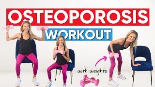 Osteoporosis Workout with Weights | 25 Minute Bone Strengthening Routine