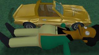 The Simpsons Hit & Run - Car Drives His Apu