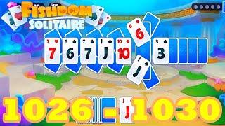 Fishdom Solitaire 1026 - 1030 HD Walkthrough | android IOS | 1027 | 1028 | 1029【GameGo Game】