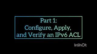 8.7.4 - Packet Tracer : Configure IPv6 ACLs