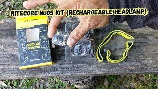 Nitecore NU05 Kit (Rechargeable Headlamp)