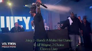 Juicy J "Bandz A Make Her Dance" ft Lil' Wayne, 2 Chainz Live at Decca Live #iammedia