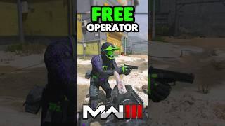 *DON'T MISS* Free Operator Unlock in MW3