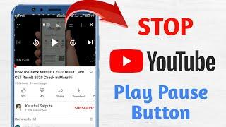 youtube accessibility settings | Disable Youtube Play Pause Button