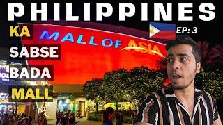 Solo Indian Exploring The Biggest Mall In Philippines (SM Mall Of Asia)| Things To Do In Manila|Ep-3