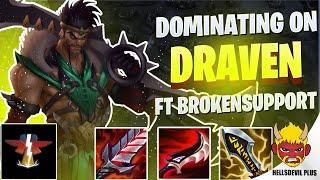 Dominating On Draven With BrokenSupport - Wild Rift HellsDevil Plus Gameplay