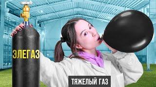 ДЕВУШКА С ПИСКЛЯВЫМ ГОЛОСОМ ВДОХНУЛА ЭЛЕГАЗ!