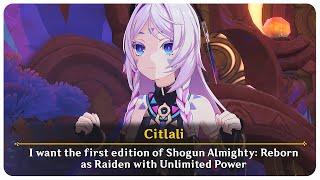 Citlali Likes Raiden Shogun Light Novels (Cutscene) Citlali Story Quest | Genshin Impact 5.3