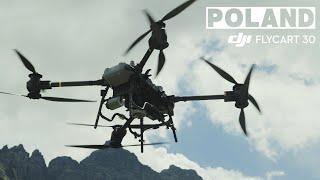 DJI FlyCart 30 | Poland's Highest Peak Drone Delivery