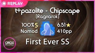 osu! | Bubbleman | t+pazolite - Chipscape [Ragnarok] SS | 410pp | 1st Ever SS