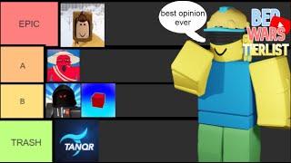 The BEST Bedwars Youtuber Tier List!