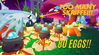 OPENING 80 WONDERLAND EGGS || Dragon Adventures Christmas/Winter Event 2024