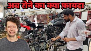 Motorcycle Engine Condition Ka andar Se bura haal  | Engine compression Weak |