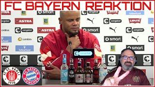 FC Bayern Reaktion ️ zum Pressetalk nach dem Spiel bei St  Pauli am 10. BL Spieltag