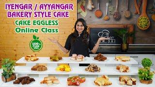 Iyengar | Ayyangar Eggless Cakes Online Class ️ +918551855104 ️ 8551855107 By Om Sai Cooking Class