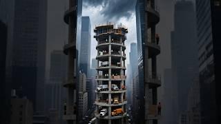 The building completely disintegrates into rubble in seconds #construction #fail #building
