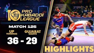 Fazel Atrachali's Gujarat Giants Sustained their Victorious Run | PKL Match #125 Highlights