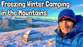 SURVIVING 16hrs alone on a Mountain in My FREEZING TENT - Solo WINTER CAMPING in the Lake District