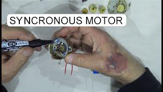 DISASSEMBLE SYNCRONOUS MOTOR TYJ40-12