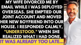 My Wife Divorced Me By Email While I Was Deployed Overseas & Emptied Our Joint Account; But I...
