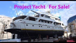 PROJECT YACHT / GOLDEN COMPASS 46 m - STEEL HULL EXPLORER / VIDEO TOUR (Walkthrough)