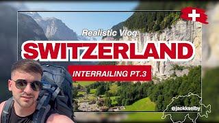 Interrailing Switzerland | Is it really that expensive? Realistic Vlog | Interlaken, Lugano, Zurich