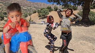 The life of a family of orphaned children in the mountains