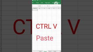 Excel Shorts CTRL C