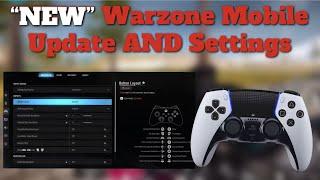 New Warzone Mobile Update AND Settings For Controller Players!!