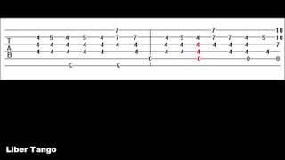 Liber Tango (Guitar Tab)