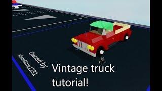 How to build a vintage truck. [Plane crazy] TUTORIAL