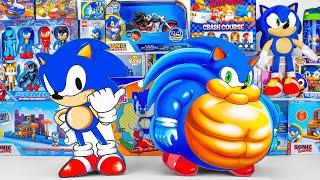 Sonic The Hedgehog Toys Unboxing ASMR | Giant Sonic Fat Mystery Box | Giant Cute Sonic Mystery Box