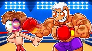 Beating Up NOOBS in Roblox Boxing Simulator!