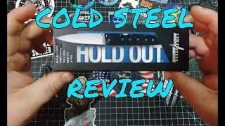 2021 COLD STEEL HOLD OUT 6" REVIEW AND STABBING!!!