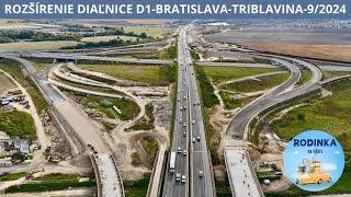 ROZŠÍRENIE DIAĽNICE D1 - BRATSILAVA - TRIBLAVINA - 9/2024