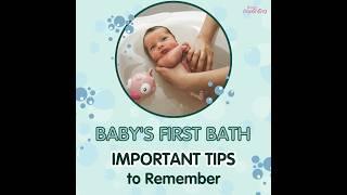 Baby's First Bath: How to Bathe a Newborn