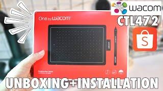 One by Wacom CTL472 Pen Tablet | Unboxing + Installation + Set-Up) ︎ | emmy lou