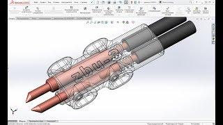 Holders of welding electrodes "ZBU-3" with springs and cable