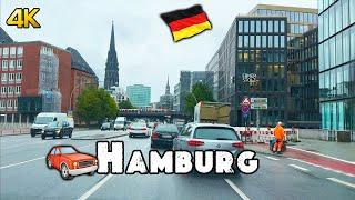 The City of Bridges - Hamburg  Driving tour 4K