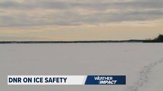 Department of Natural Resources on how to stay safe on the ice