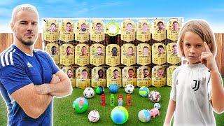 FIFA 23 ULTIMATE TEAM CARD BATTLE!!  FATHER VS SON