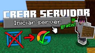 Como CREAR un Servidor de Minecraft Gratis sin Aternos para Jugar con Amigos | 2024