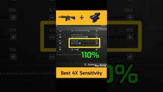 4X Zero Recoil Sensitivity | 4X No Recoil Spray | 4X Zero Recoil Sensitivity With Gyroscope