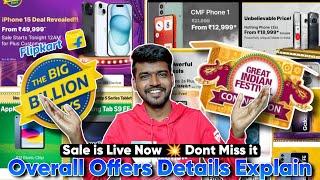 Flipkart Big Billion Day Sale  Amazon Great indian festival sale Offers Details  Iphone Laptop Tab