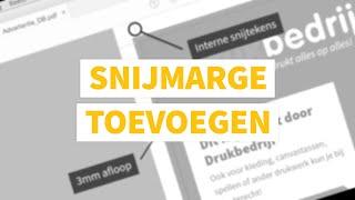 Snijmarge toevoegen